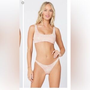 L*Space |  Shimmer Camacho All Swirled Up Bikini 2Pc NWOT
